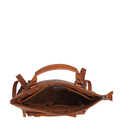 The Chesterfield Brand Caldero Laptoprugzak - 14" laptopvak - cognac