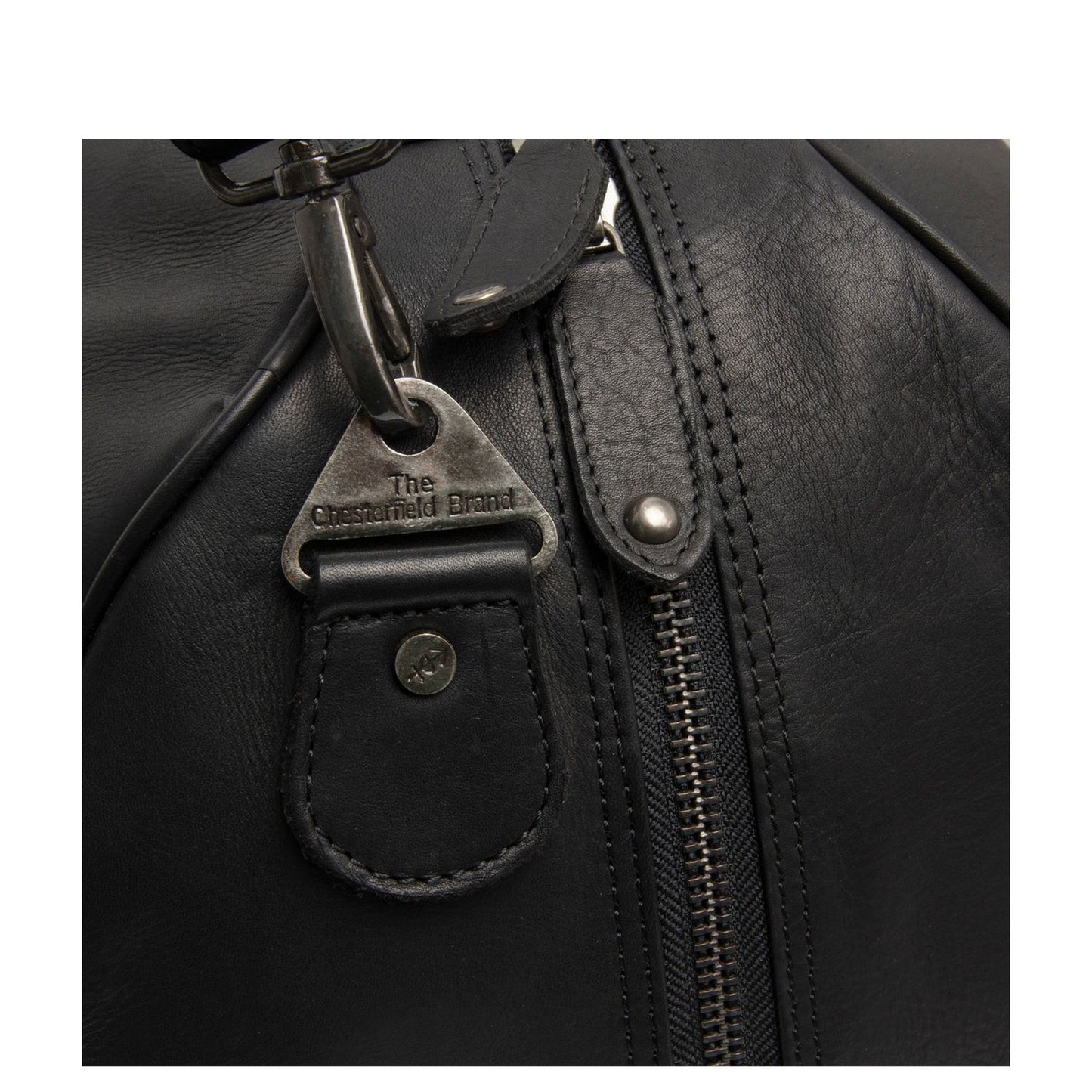The Chesterfield Brand Rivaro Weekendtas - 40 liter - met afneembare schouderriem - 28x53x27 cm - zwart