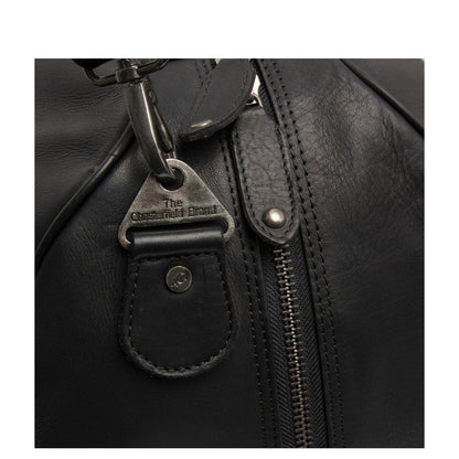 The Chesterfield Brand Rivaro Weekendtas - 40 liter - met afneembare schouderriem - 28x53x27 cm - zwart