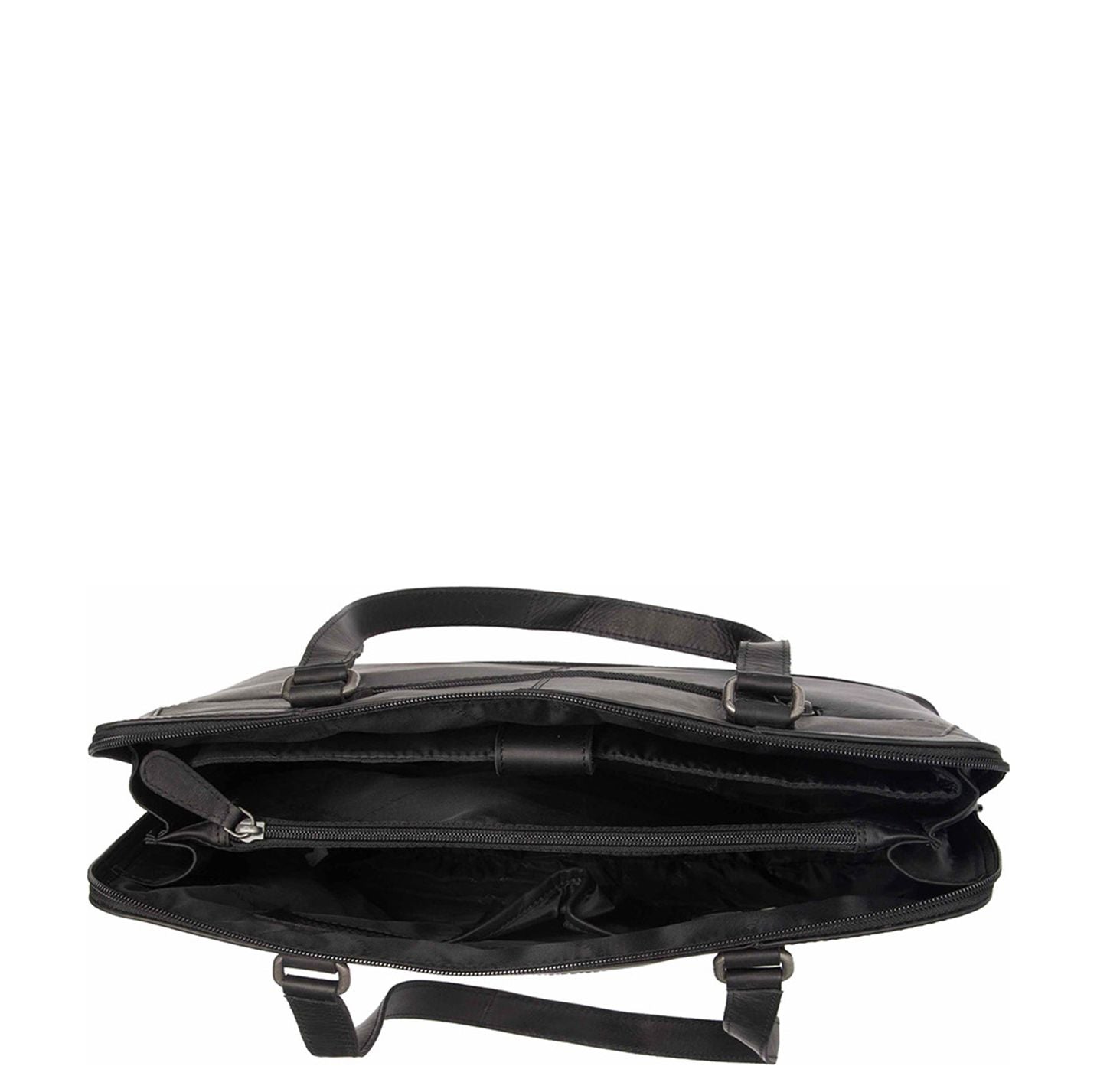 The Chesterfield Brand Elvar Schoudertas - met afneembare schouderriem - zwart