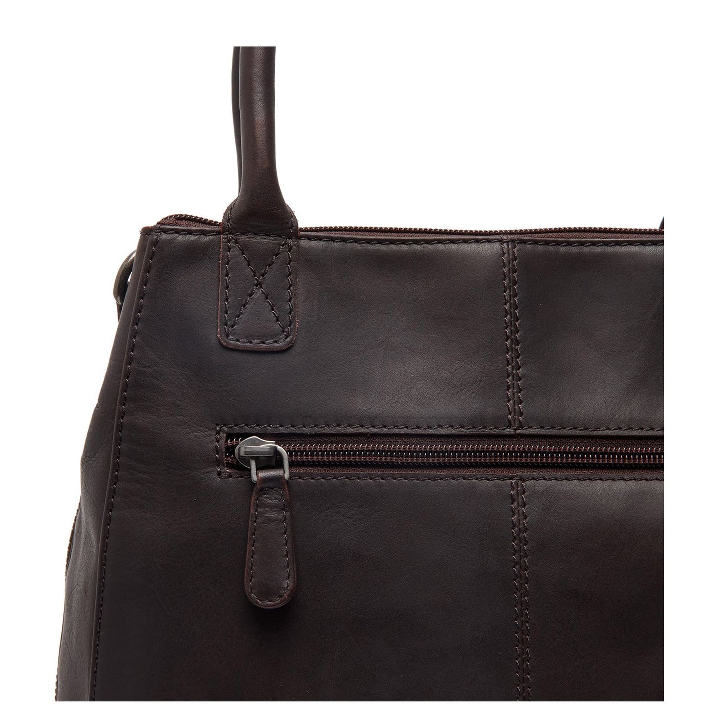 The Chesterfield Brand Solvin Schoudertas - met afneembare schouderriem - bruin