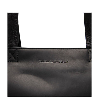 The Chesterfield Brand Alveron Shopper - met 14" laptopvak - zwart