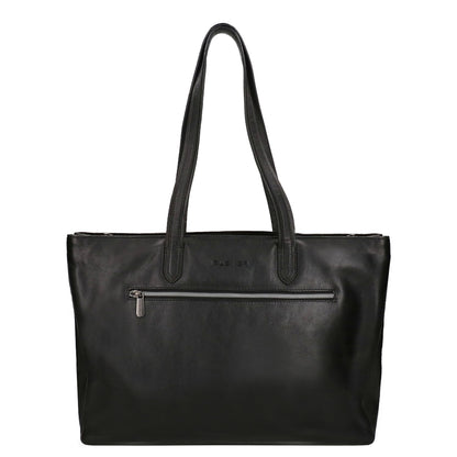Plevier Power Livingstone Dames Laptop Schoudertas - 17" laptopvak - zwart