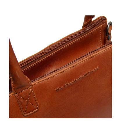 The Chesterfield Brand Solvin Schoudertas - met afneembare schouderriem - cognac