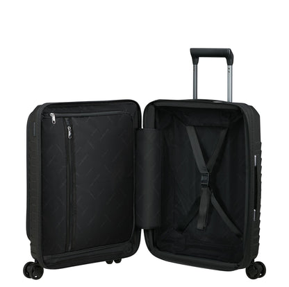 Samsonite Intuo Handbagage Spinner 55 cm - Uitbreidbaar 42/48 liter - met 15.6" laptop-voorvak - 55x40x20/23 cm - zwart