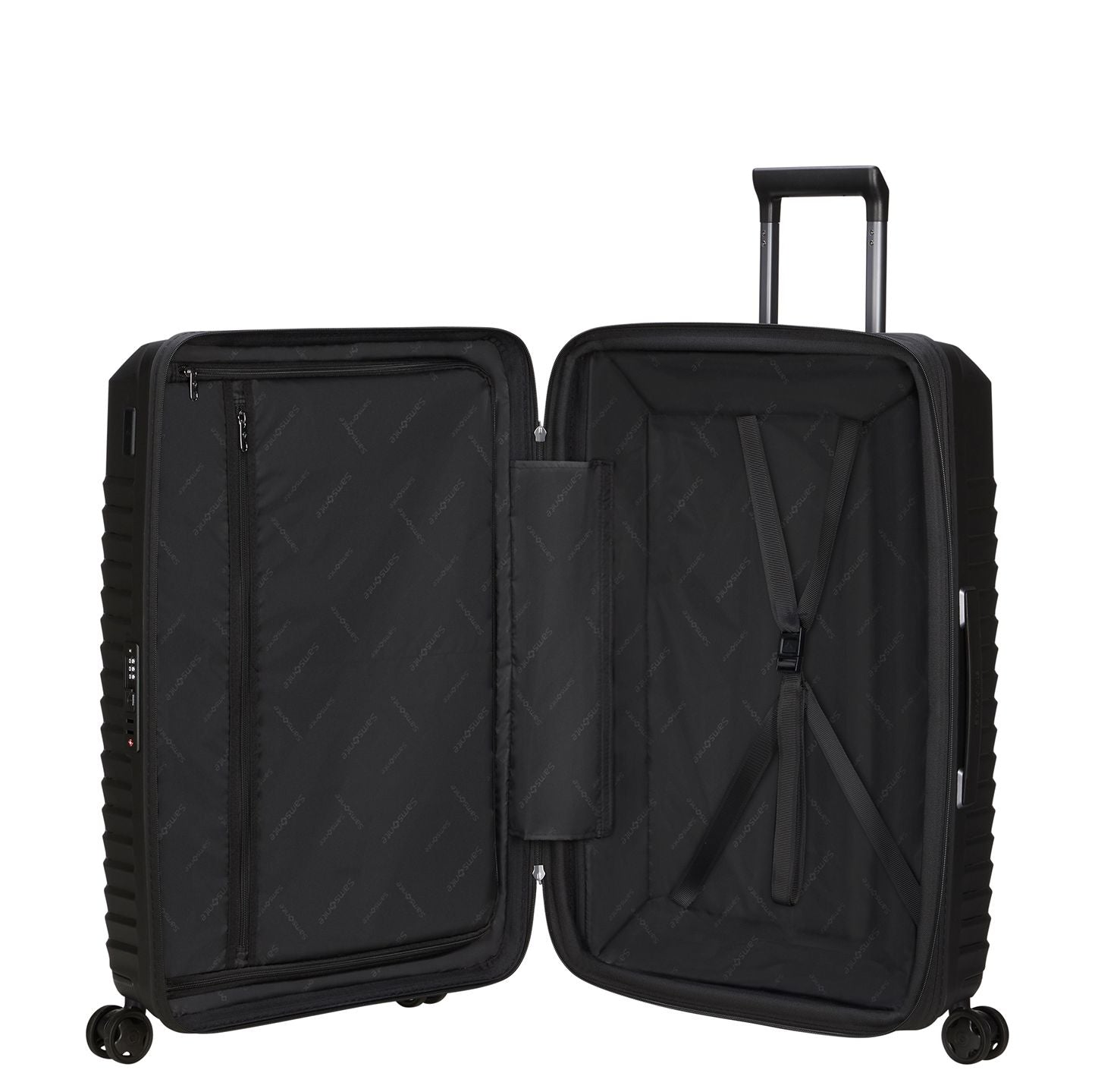 Samsonite Intuo Spinner 75 cm - Uitbreidbaar 105/115 liter - 75x51x30/35 cm - zwart