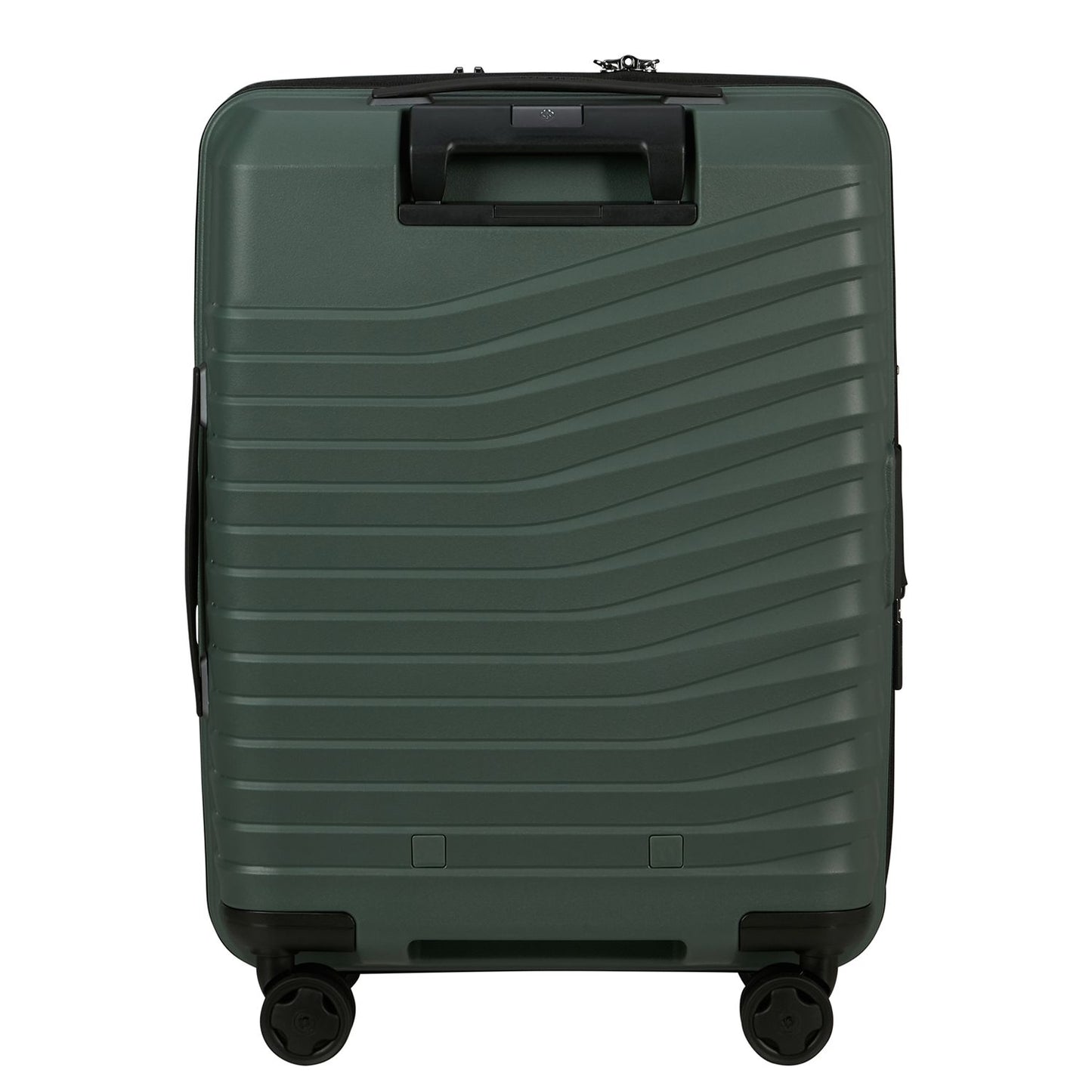 Samsonite Intuo Handbagage Spinner 55 cm - Uitbreidbaar 42/48 liter - met 15.6" laptop-voorvak - 55x40x20/23 cm - olijf groen