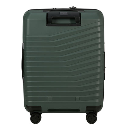 Samsonite Intuo Handbagage Spinner 55 cm - Uitbreidbaar 42/48 liter - met 15.6" laptop-voorvak - 55x40x20/23 cm - olijf groen