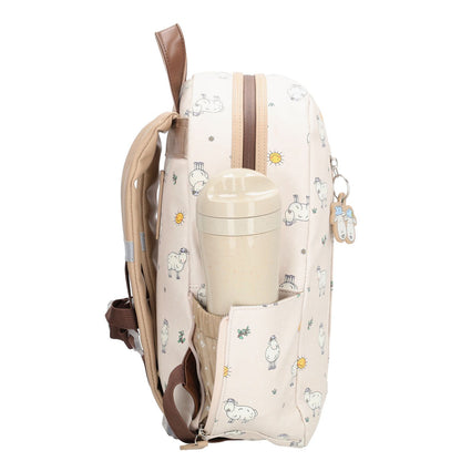Zebra Trends Mike & Molly Kinderrugzak - met borstriem - creme