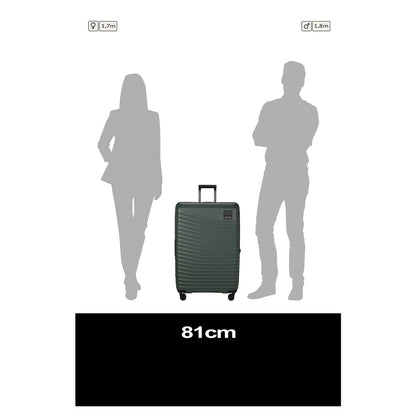 Samsonite Intuo Spinner 81 cm - Uitbreidbaar 132/144 liter - 81x54x33/36 cm - olijf groen