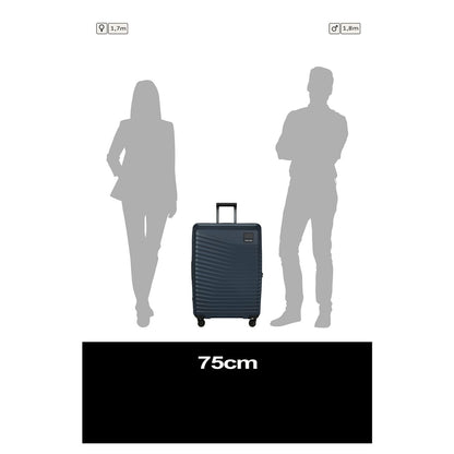 Samsonite Intuo Spinner 75 cm - Uitbreidbaar 105/115 liter - 75x51x30/35 cm - blue nights