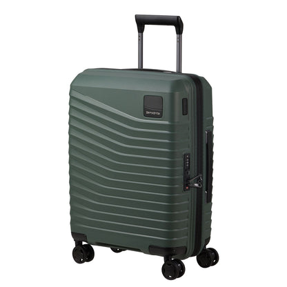 Samsonite Intuo Handbagage Spinner 55 cm - Uitbreidbaar 39/45 liter - 55x40x20/23 cm - olijf goen