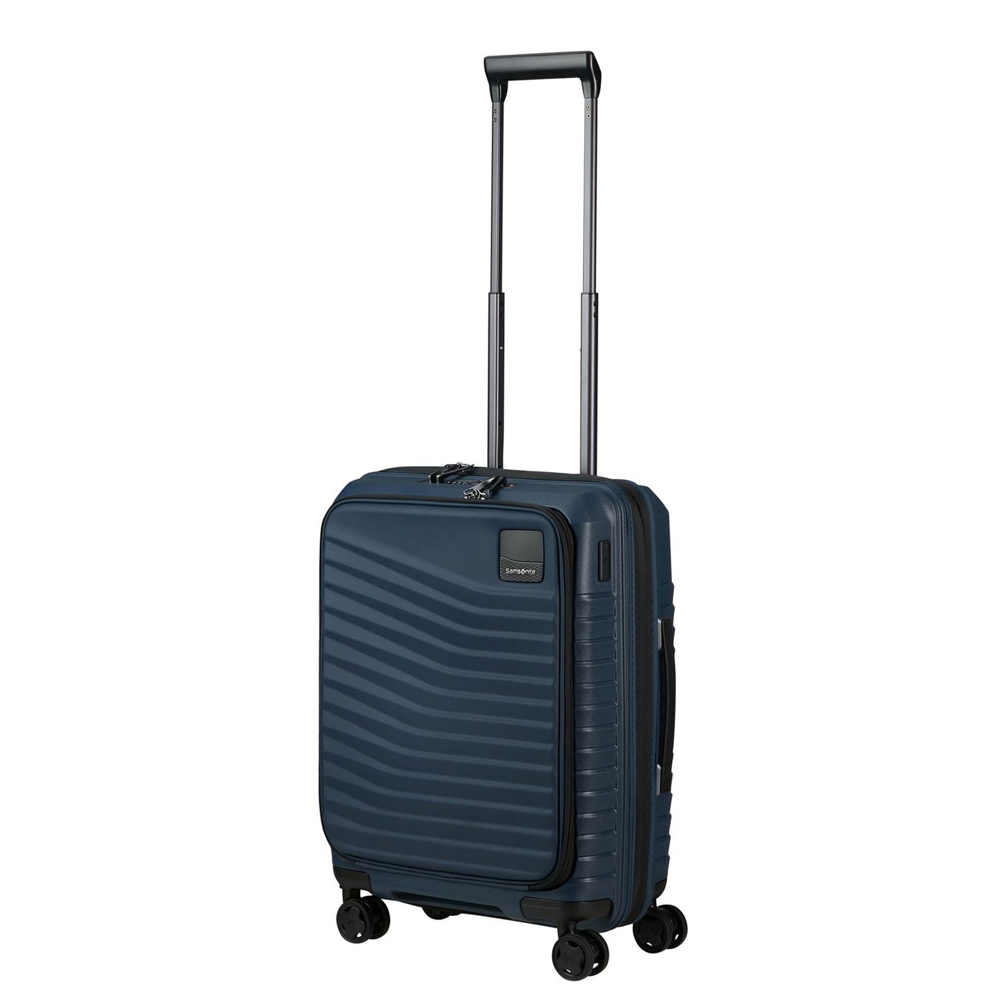 Samsonite Intuo Handbagage Spinner 55 cm - Uitbreidbaar 42/48 liter - met 15.6" laptop-voorvak - 55x40x20/23 cm - blue nights