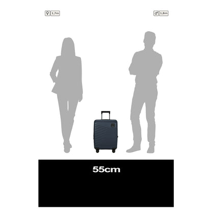 Samsonite Intuo Handbagage Spinner 55 cm - Uitbreidbaar 39/45 liter - 55x40x20/23 cm - blue nights