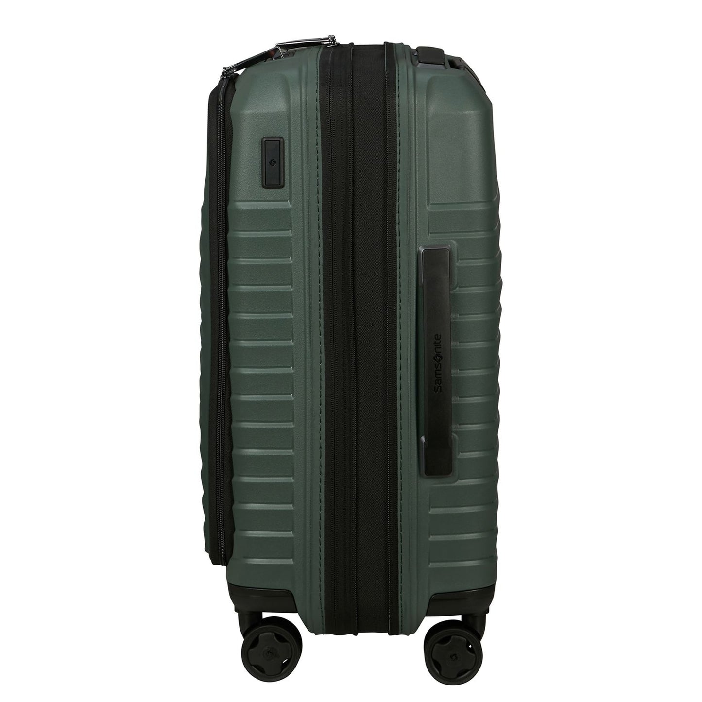 Samsonite Intuo Handbagage Spinner 55 cm - Uitbreidbaar 42/48 liter - met 15.6" laptop-voorvak - 55x40x20/23 cm - olijf groen