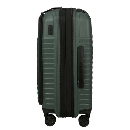 Samsonite Intuo Handbagage Spinner 55 cm - Uitbreidbaar 42/48 liter - met 15.6" laptop-voorvak - 55x40x20/23 cm - olijf groen