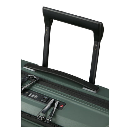 Samsonite Intuo Handbagage Spinner 55 cm - Uitbreidbaar 42/48 liter - met 15.6" laptop-voorvak - 55x40x20/23 cm - olijf groen