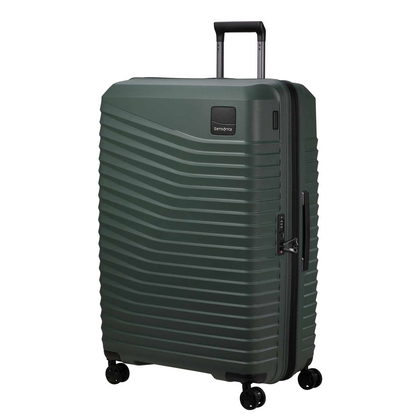 Samsonite Intuo Spinner 81 cm - Uitbreidbaar 132/144 liter - 81x54x33/36 cm - olijf groen