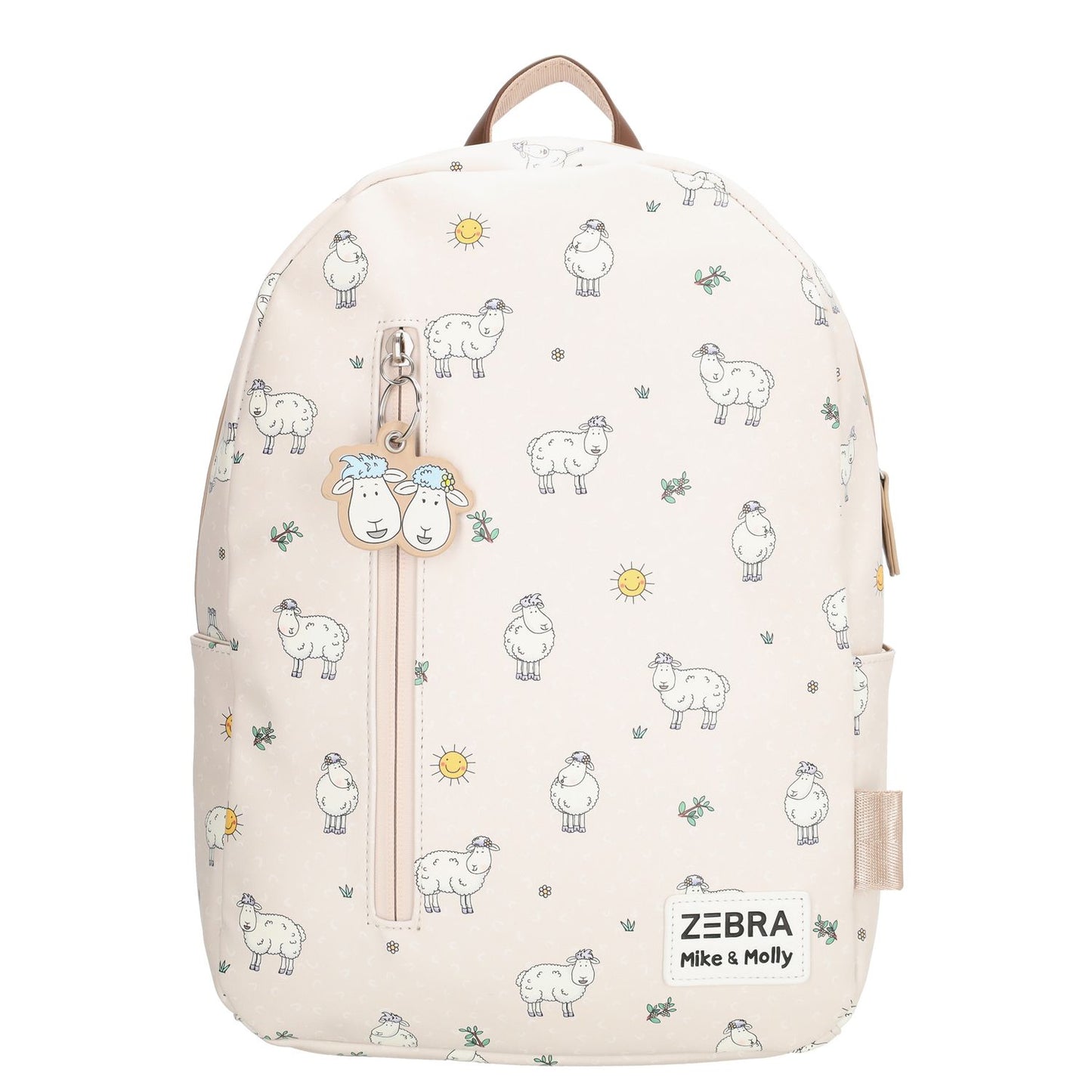 Zebra Trends Mike & Molly Kinderrugzak - met borstriem - creme