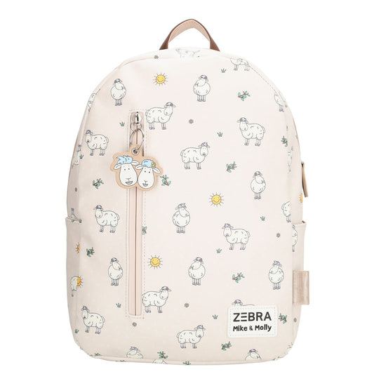Zebra Trends Mike & Molly Kinderrugzak - met borstriem - creme
