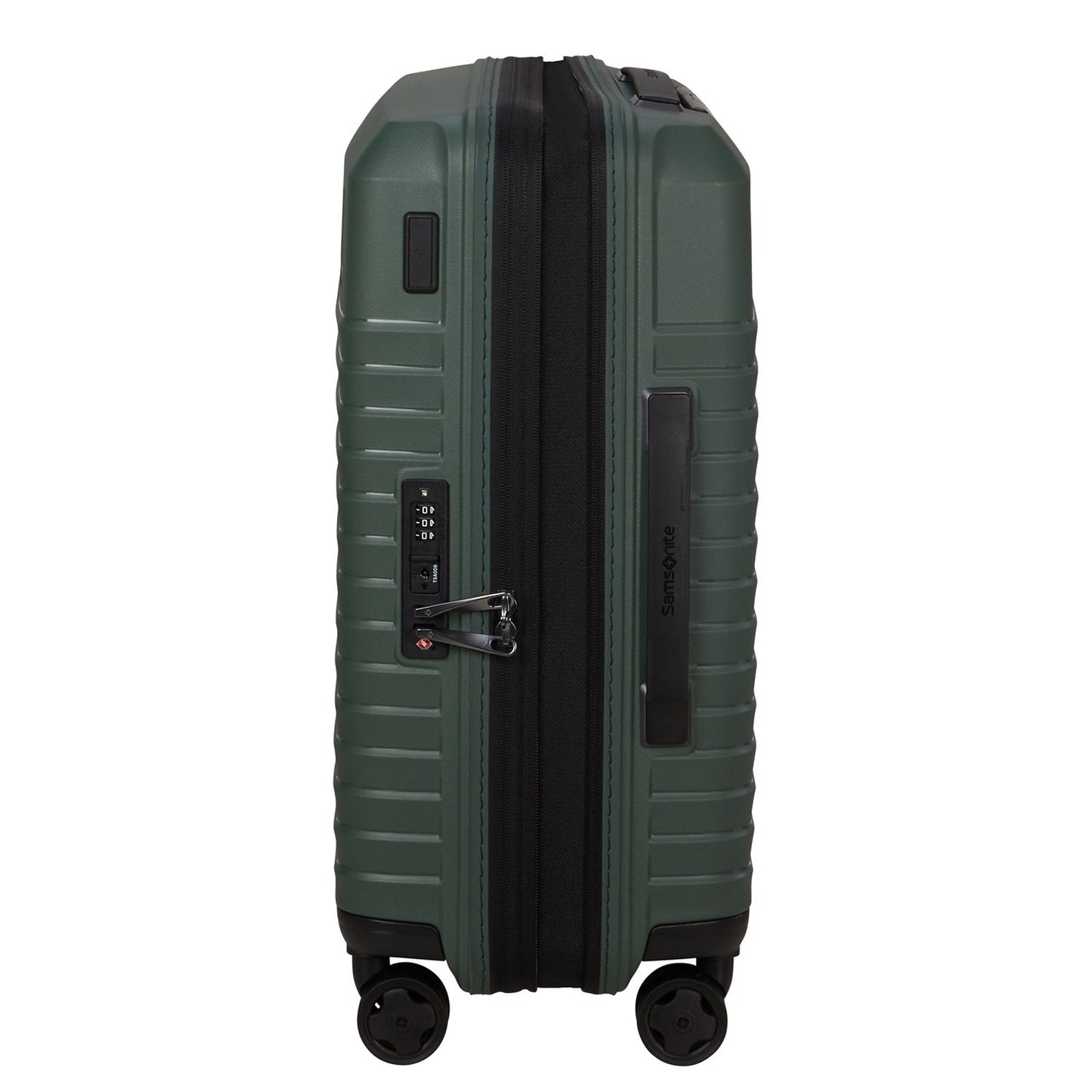 Samsonite Intuo Handbagage Spinner 55 cm - Uitbreidbaar 39/45 liter - 55x40x20/23 cm - olijf goen
