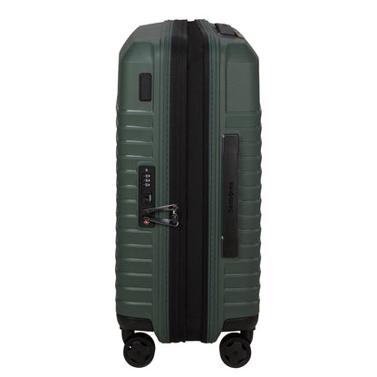 Samsonite Intuo Handbagage Spinner 55 cm - Uitbreidbaar 39/45 liter - 55x40x20/23 cm - olijf goen