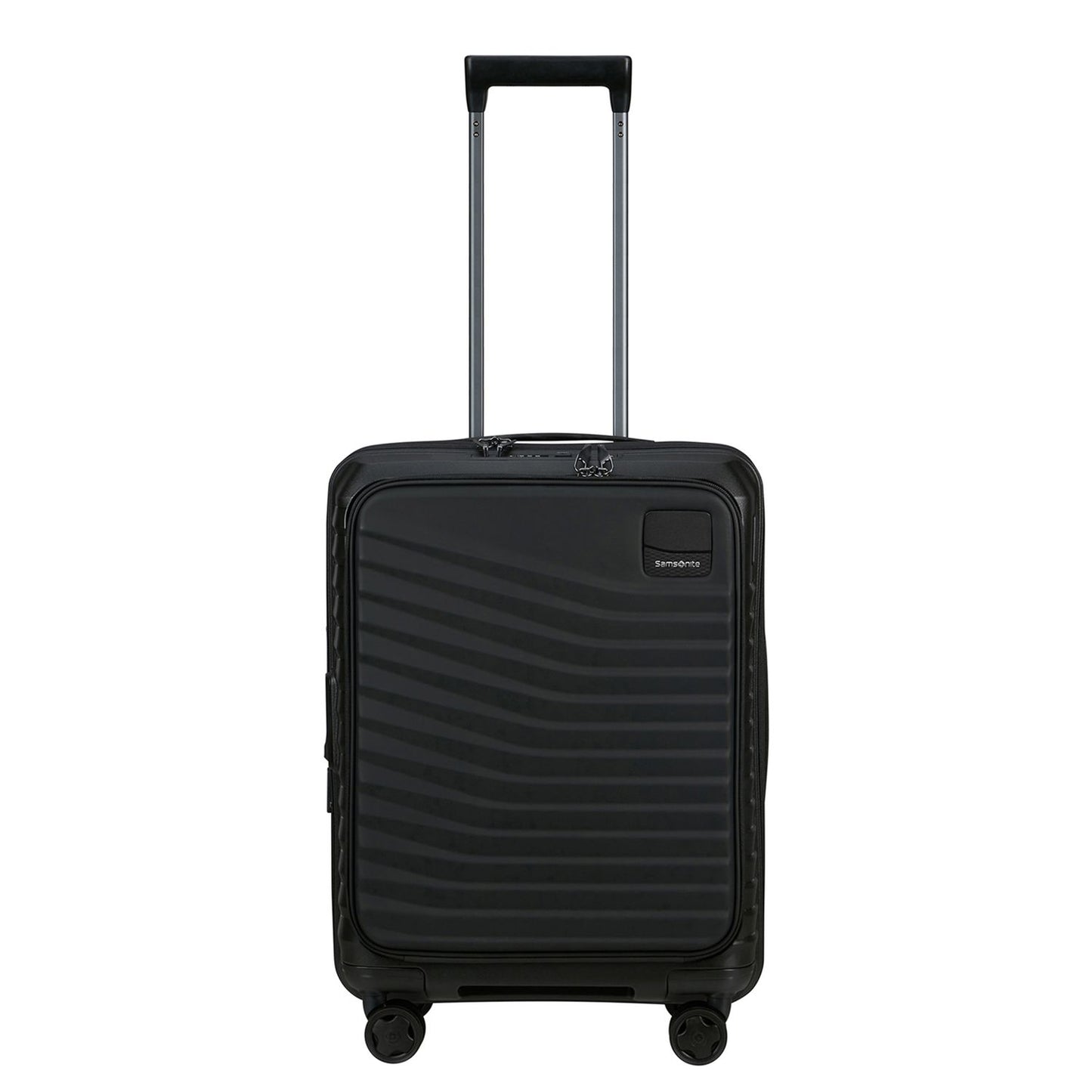 Samsonite Intuo Handbagage Spinner 55 cm - Uitbreidbaar 42/48 liter - met 15.6" laptop-voorvak - 55x40x20/23 cm - zwart