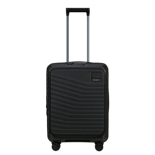 Samsonite Intuo Handbagage Spinner 55 cm - Uitbreidbaar 42/48 liter - met 15.6" laptop-voorvak - 55x40x20/23 cm - zwart