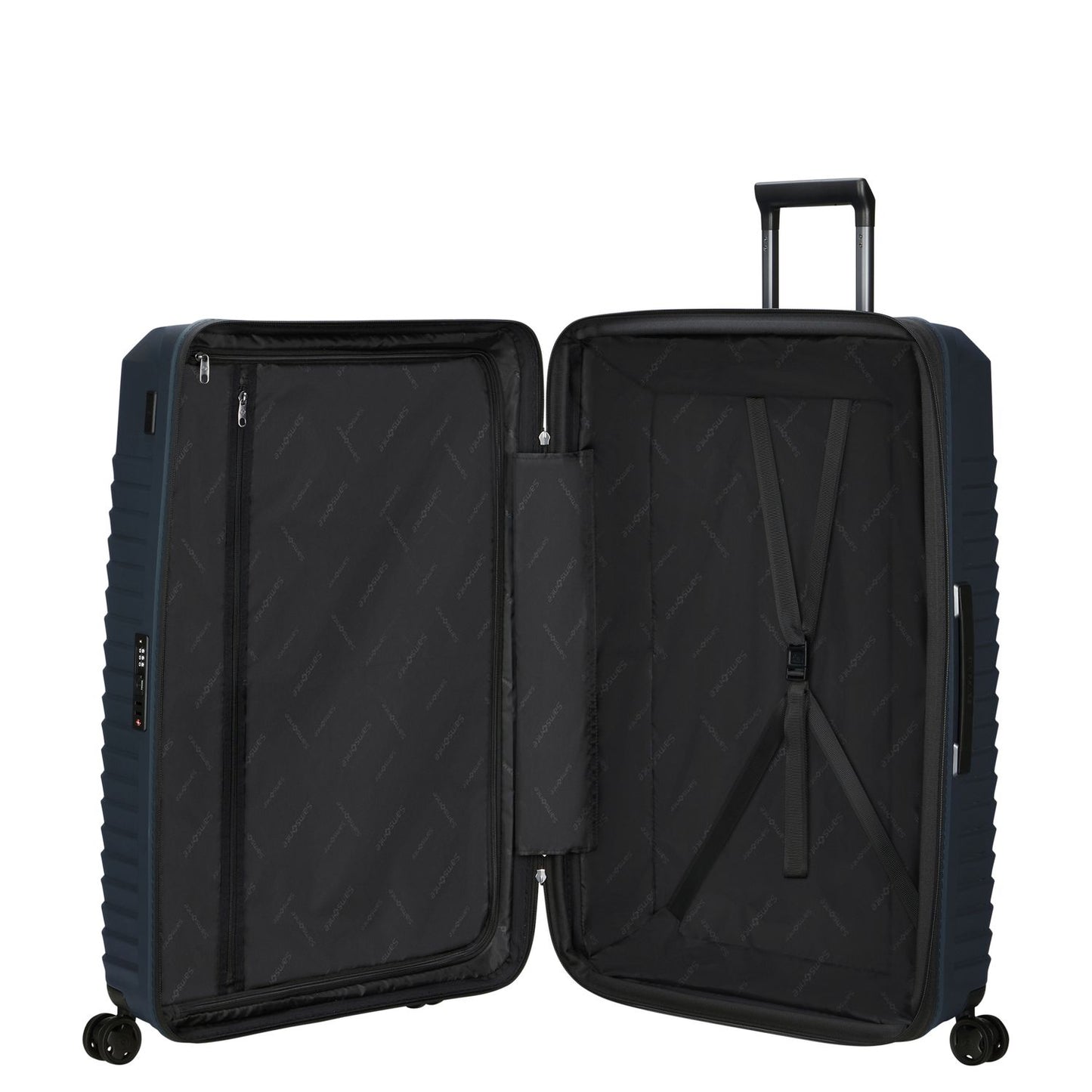 Samsonite Intuo Spinner 81 cm - Uitbreidbaar 132/144 liter - 81x54x33/36 cm - blue nights