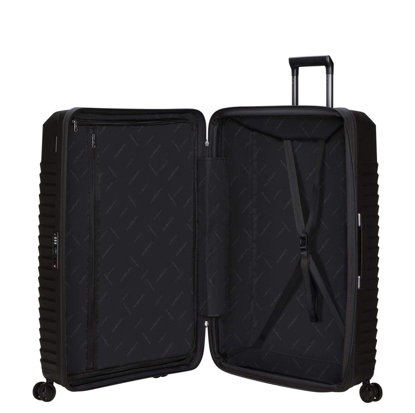 Samsonite Intuo Spinner 81 cm - Uitbreidbaar 132/144 liter - 81x54x33/36 cm - zwart