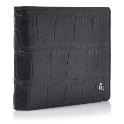 Castelijn & Beerens Croco Billfold - voor 8 pasjes - met RFID bescherming - zwart