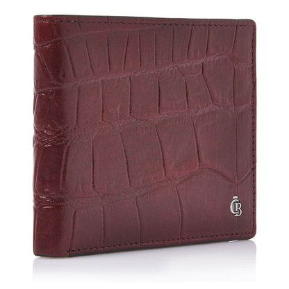 Castelijn & Beerens Croco Billfold - voor 8 pasjes - met RFID bescherming - rood