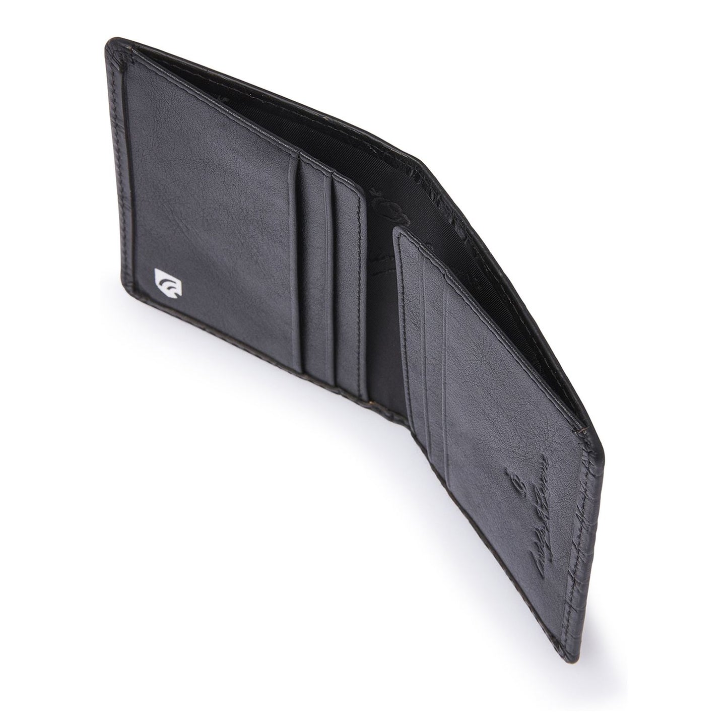 Castelijn & Beerens Croco Creditcard Etui - voor 6 pasjes - met RFID bescherming - zwart