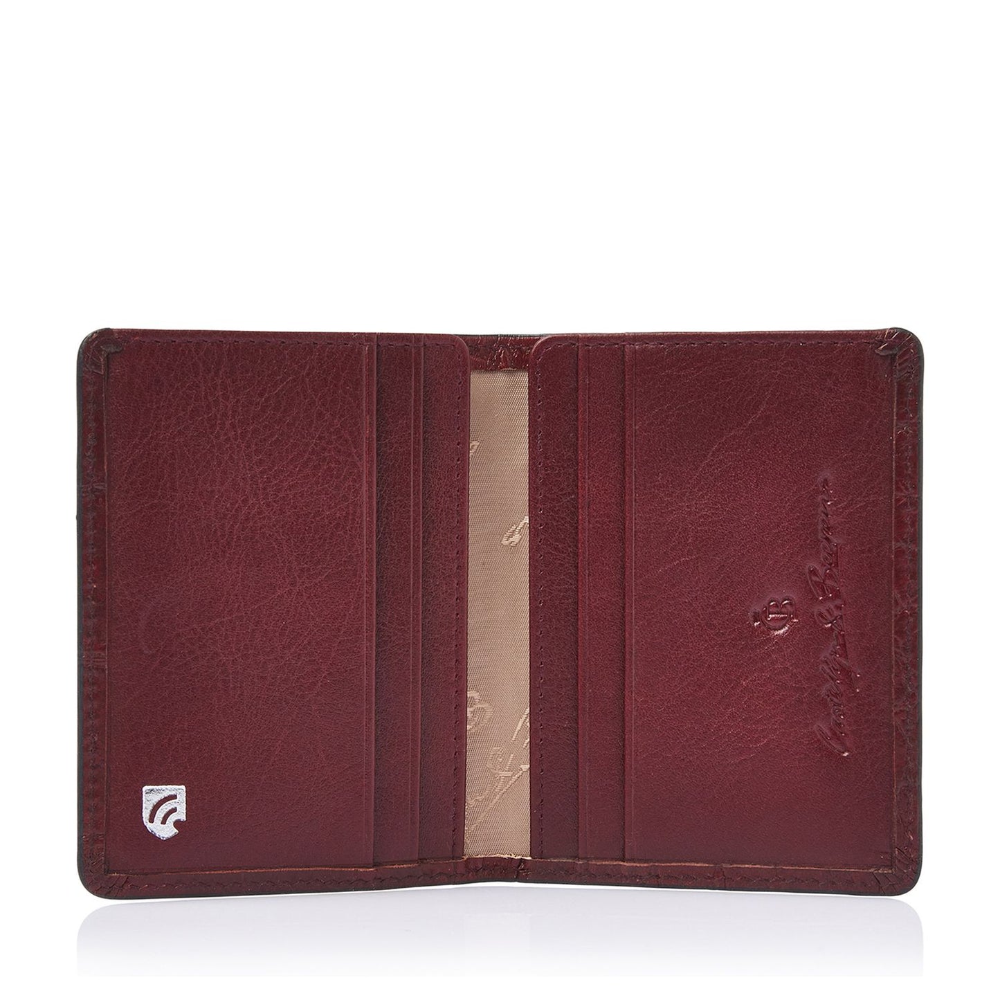 Castelijn & Beerens Croco Creditcard Etui - voor 6 pasjes - met RFID bescherming - rood