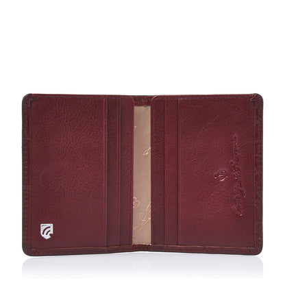 Castelijn & Beerens Croco Creditcard Etui - voor 6 pasjes - met RFID bescherming - rood