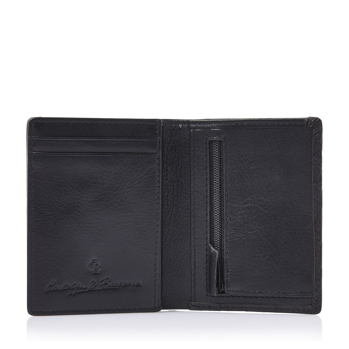 Castelijn & Beerens Croco Mini Wallet - voor 10 pasjes - met RFID bescherming - zwart