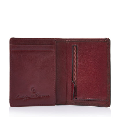 Castelijn & Beerens Croco Mini Wallet - voor 10 pasjes - met RFID bescherming - rood