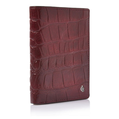 Castelijn & Beerens Croco Billfold - voor 9 pasjes - met RFID bescherming - rood