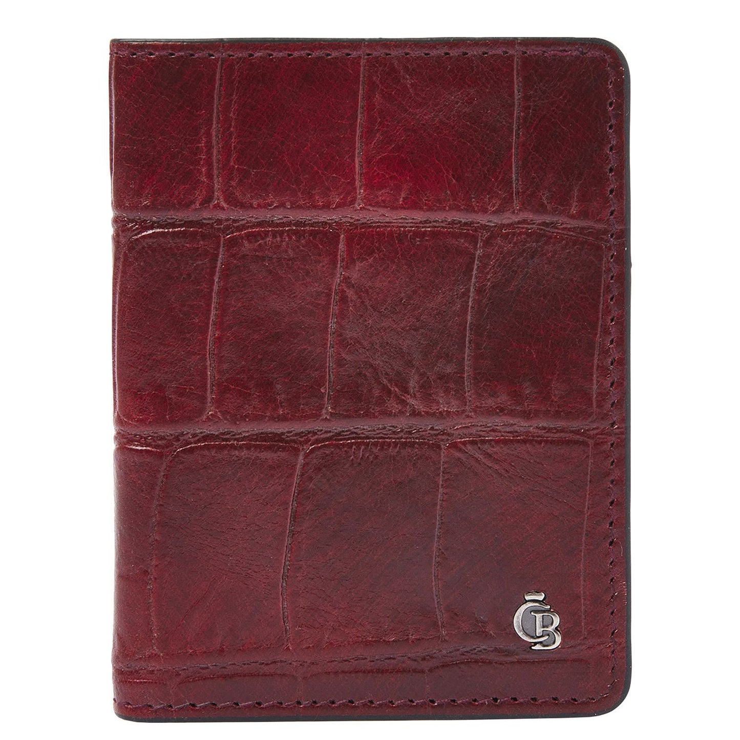 Castelijn & Beerens Croco Creditcard Etui - voor 6 pasjes - met RFID bescherming - rood