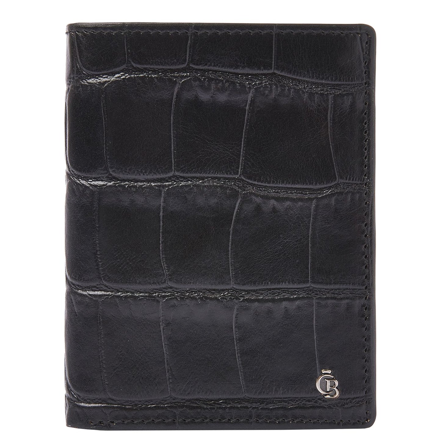 Castelijn & Beerens Croco Billfold - voor 9 pasjes - met RFID bescherming - zwart