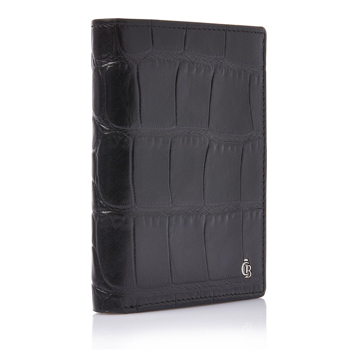 Castelijn & Beerens Croco Billfold - voor 9 pasjes - met RFID bescherming - zwart