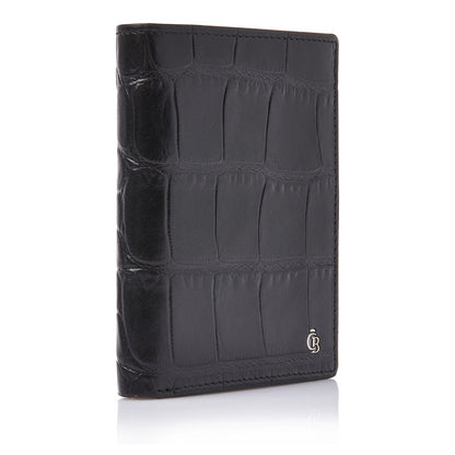 Castelijn & Beerens Croco Billfold - voor 9 pasjes - met RFID bescherming - zwart