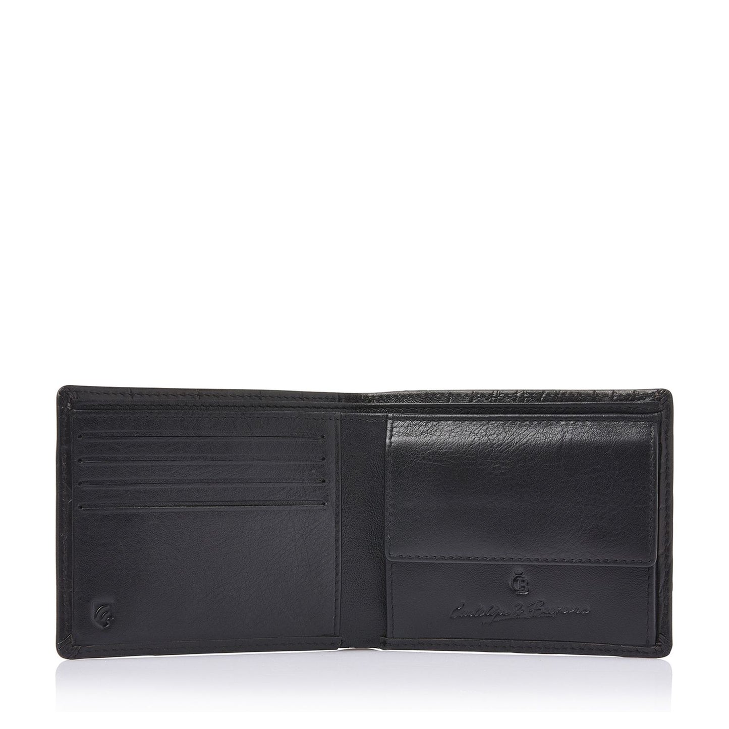 Castelijn & Beerens Croco Billfold - voor 8 pasjes - met RFID bescherming - zwart