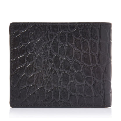 Castelijn & Beerens Croco Billfold - voor 8 pasjes - met RFID bescherming - zwart