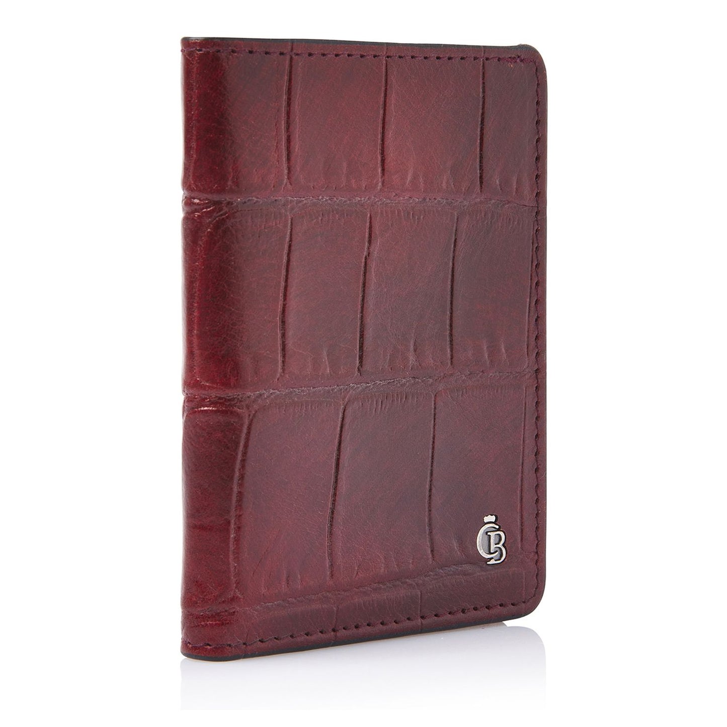 Castelijn & Beerens Croco Creditcard Etui - voor 6 pasjes - met RFID bescherming - rood