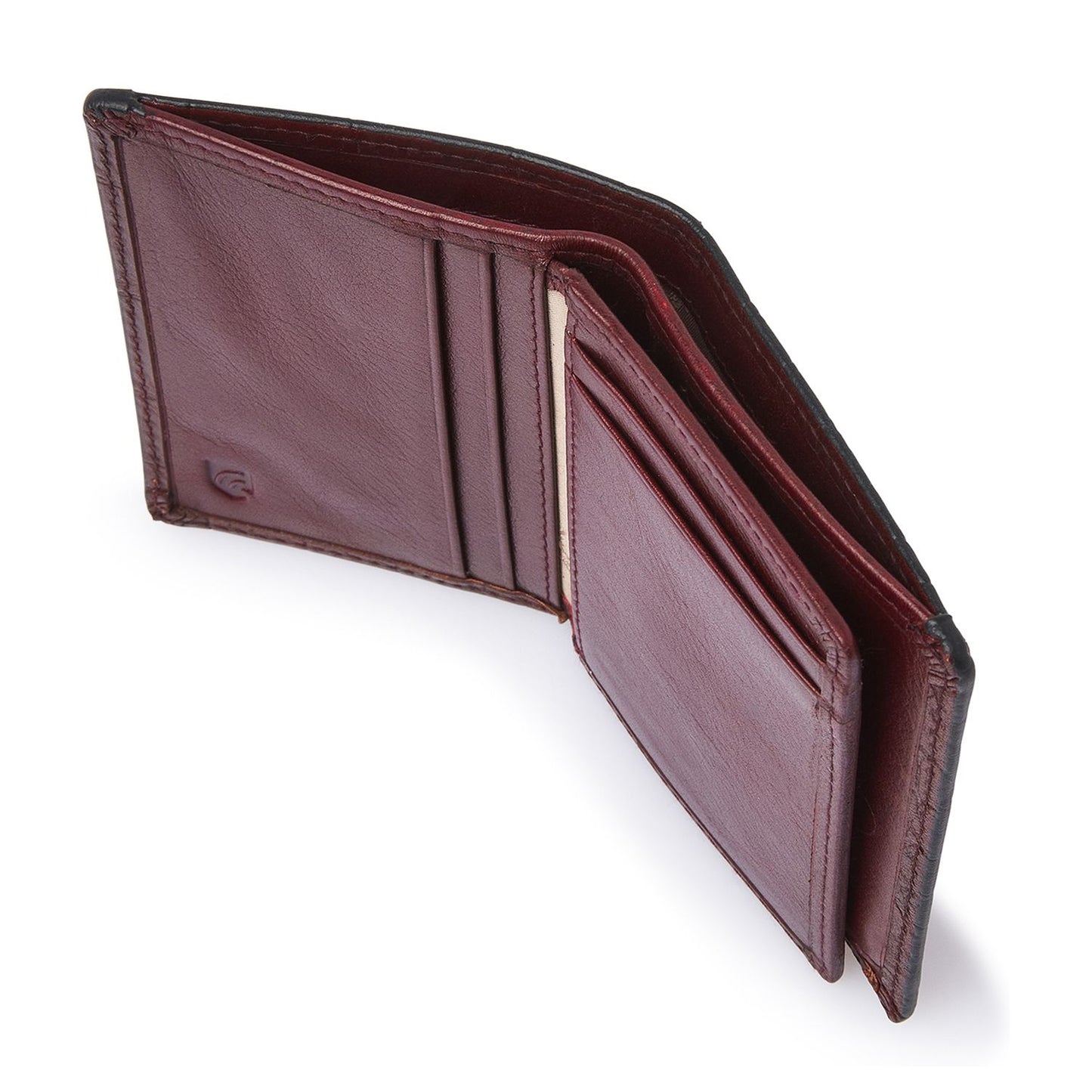 Castelijn & Beerens Croco Mini Wallet - voor 10 pasjes - met RFID bescherming - rood