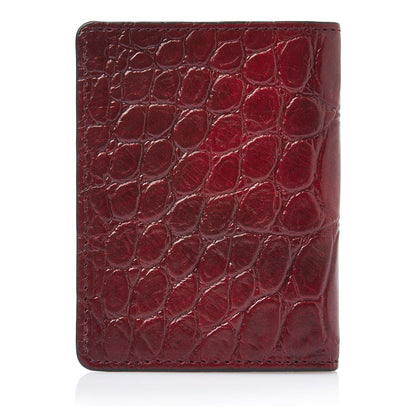 Castelijn & Beerens Croco Creditcard Etui - voor 6 pasjes - met RFID bescherming - rood