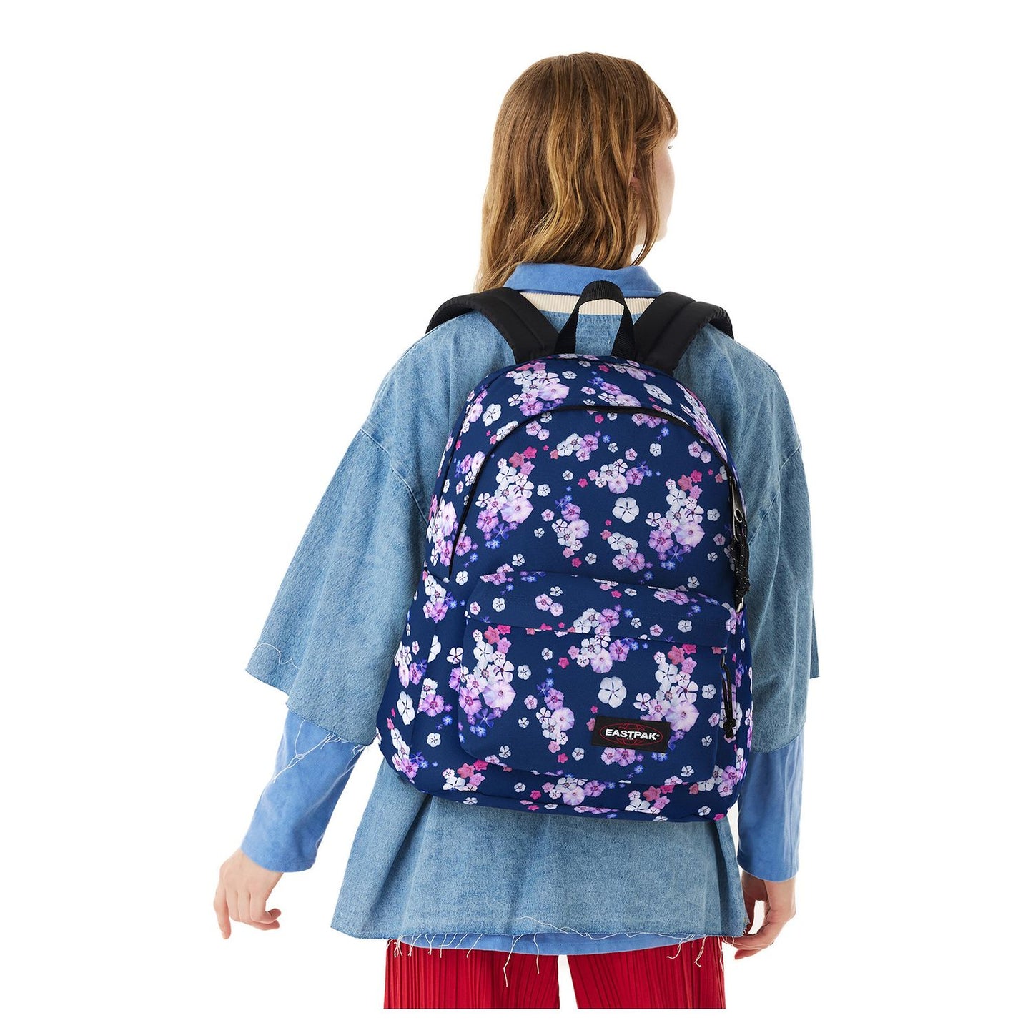 Eastpak Day Office Rugzak School - 15.6" laptopvak - floral bloom navy