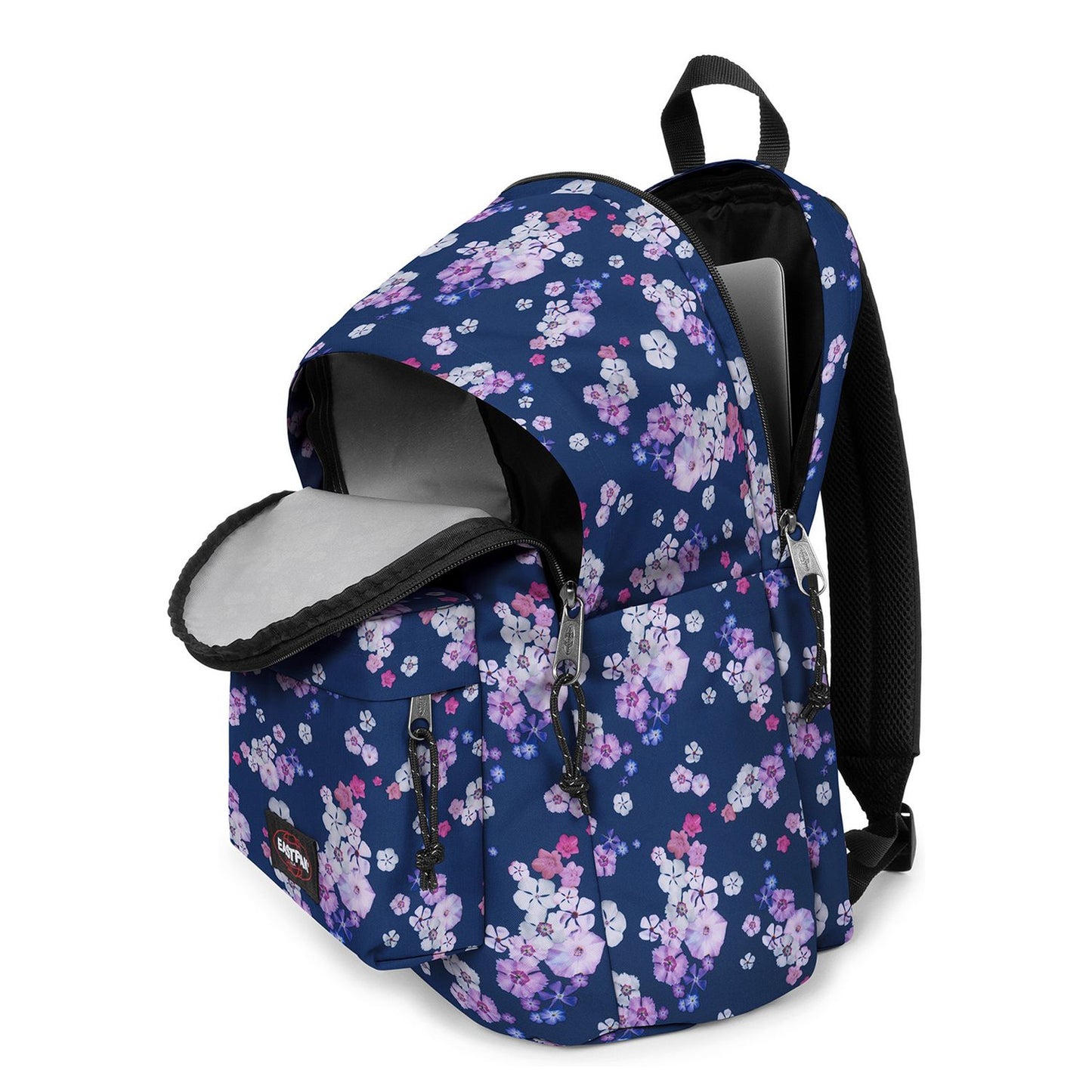 Eastpak Day Office Rugzak School - 15.6" laptopvak - floral bloom navy