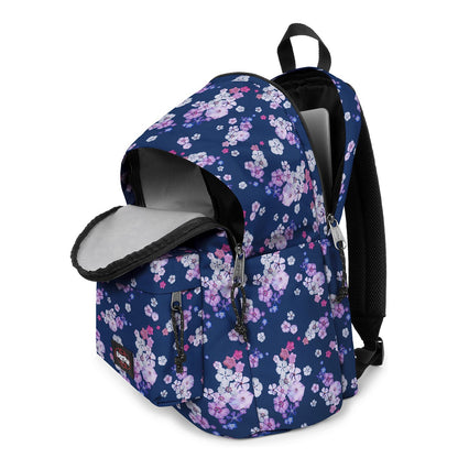 Eastpak Day Office Rugzak School - 15.6" laptopvak - floral bloom navy